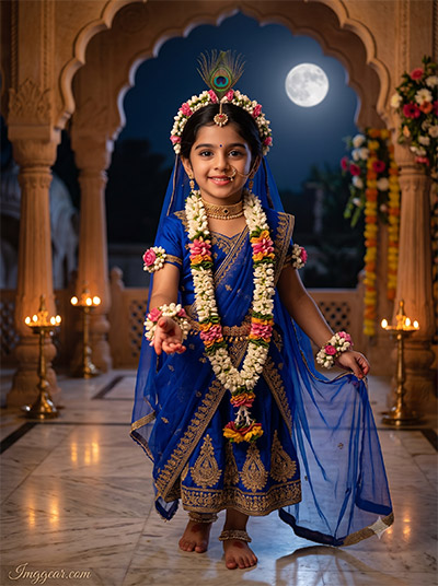 Prompt Seen Krishna Photo Editing Boy