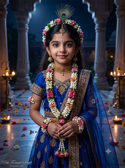 Prompt Seen Krishna Photo Editing Boy
