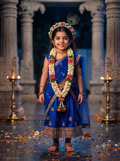 Prompt Seen Krishna Photo Editing Boy