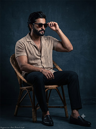 luxury men photoshoot prompt