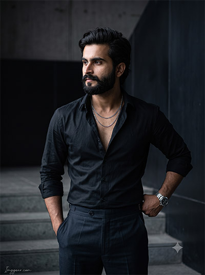 luxury men photoshoot prompt