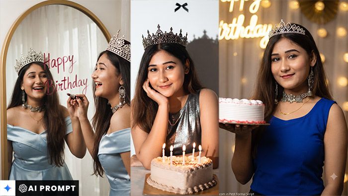 50+ Happy Birthday AI Prompts for Girls Cute, Luxury & Desi