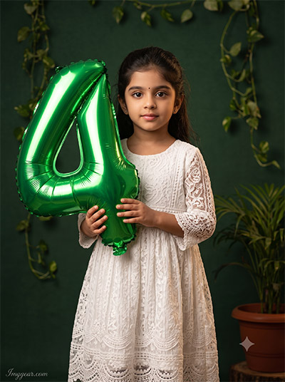 AI birthday prompt for little girl