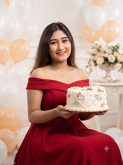 happy birthday AI prompt for girl