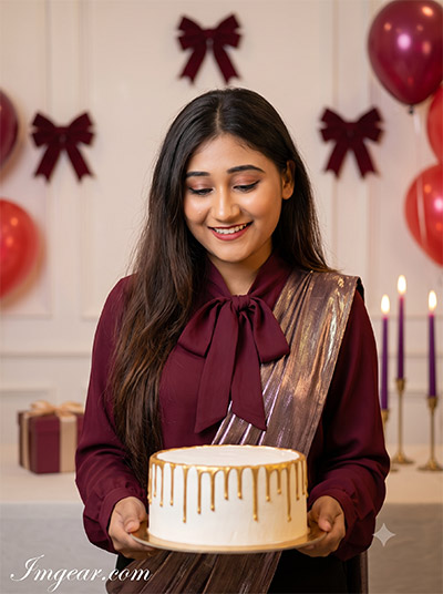happy birthday AI prompt for girl in English
