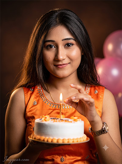 happy birthday AI prompt for girl in English